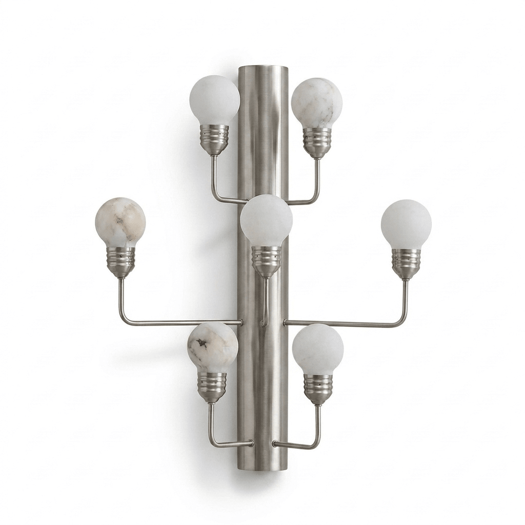 Raggiera Alabaster Globe Wall Sconce