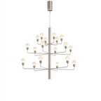 Raggiera Tiered Alabaster Globe Chandelier