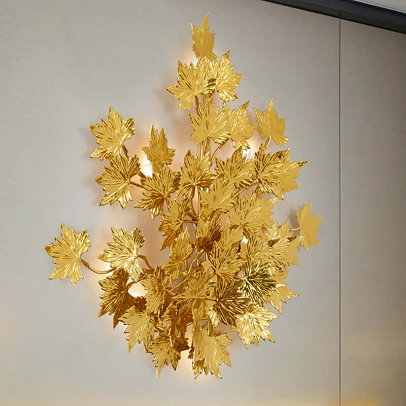 Maple Leaf Branch Wall Sconce product image