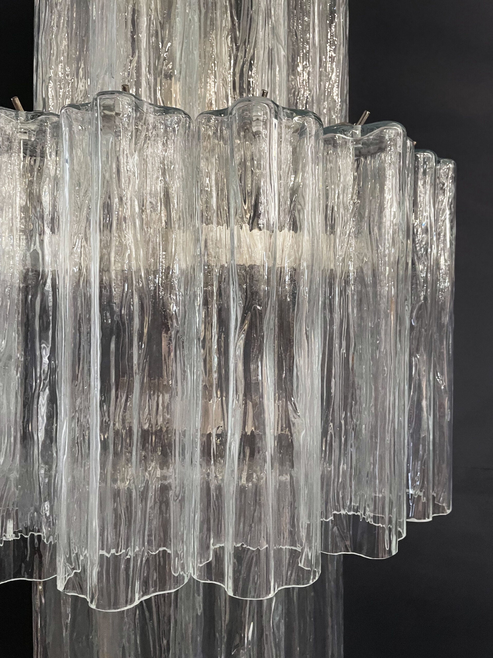 Murano Wall Lamp | 18 Clear Prism Glass | Set of 2