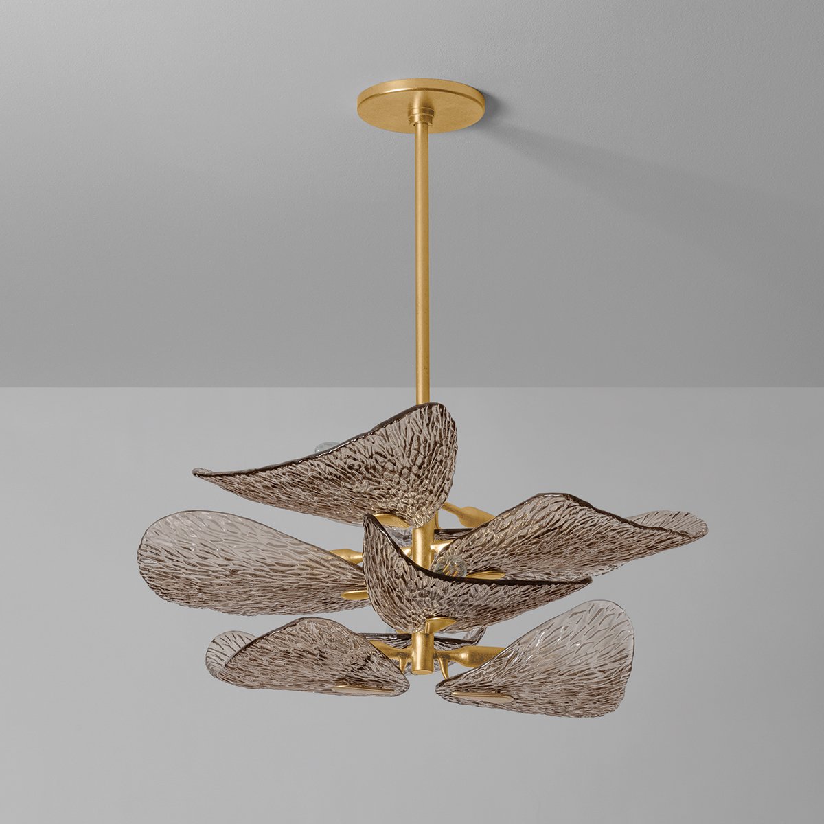 Cardiff Chandelier Glass lighting by Bling Lighting Studio