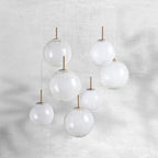 Contemporary Casen Glass Round Chandelier 20"28"34"43" product image