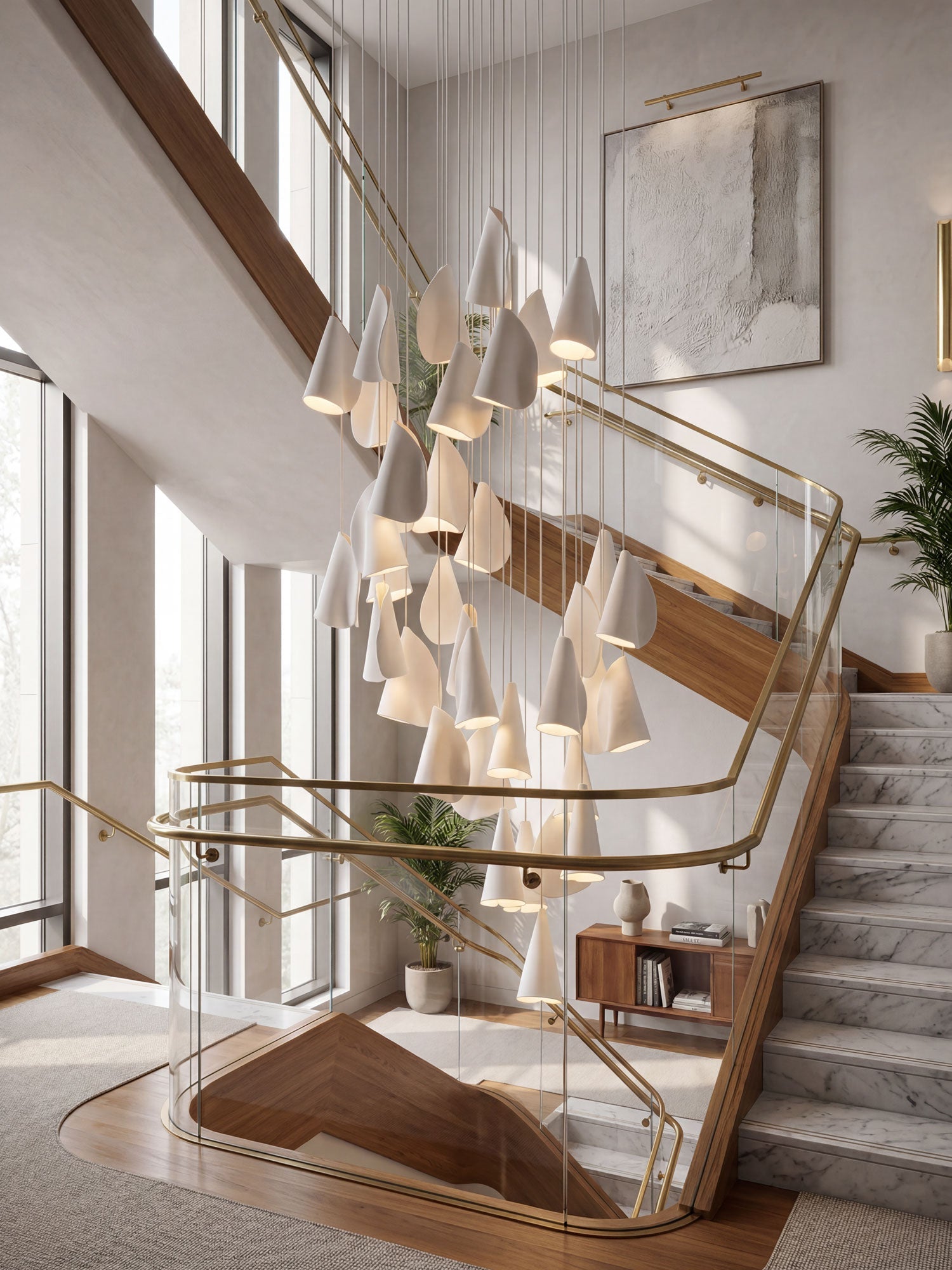 Swaying Leaves Chandelier
