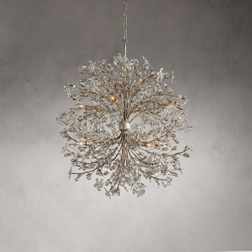 Fiore 8-Light Round Chandelier by Bling Lighting Studio