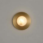 Moonshade Brass Alabaster Sconce product image