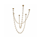 Strand Necklace Chandelier lighting by Bling Lighting Studio