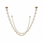 Strand Necklace Chandelier lighting by Bling Lighting Studio