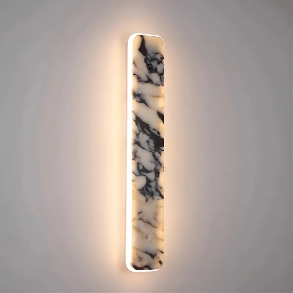 Warner Alabaster LED Wall Sconce material and finish detail