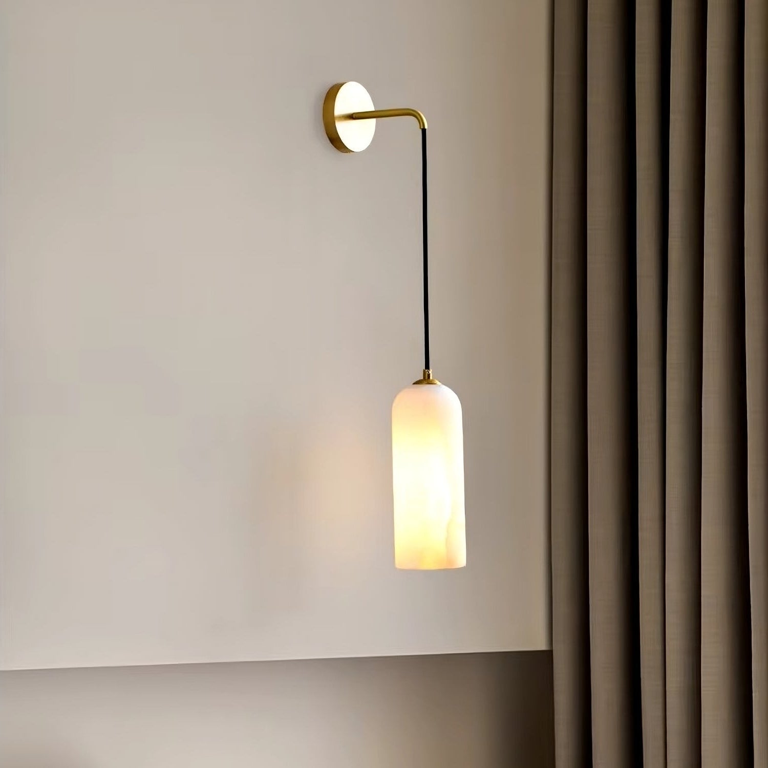 Mirasol Alabaster Wall Sconce