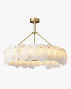 Alabaster Round Chandelier-WM2392a by Bling Lighting Studio