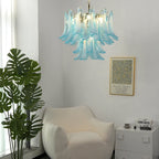 Azure Drift Glass Chandelier Glass lighting by Bling Lighting Studio
