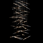 Linear Rod Scatter Pendant