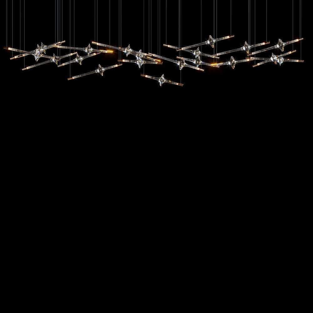 Crystal Orbit Scatter Pendant