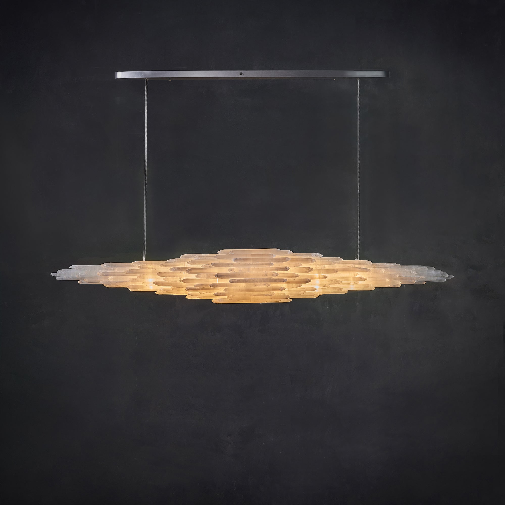 Art Selenite Large Chandelier