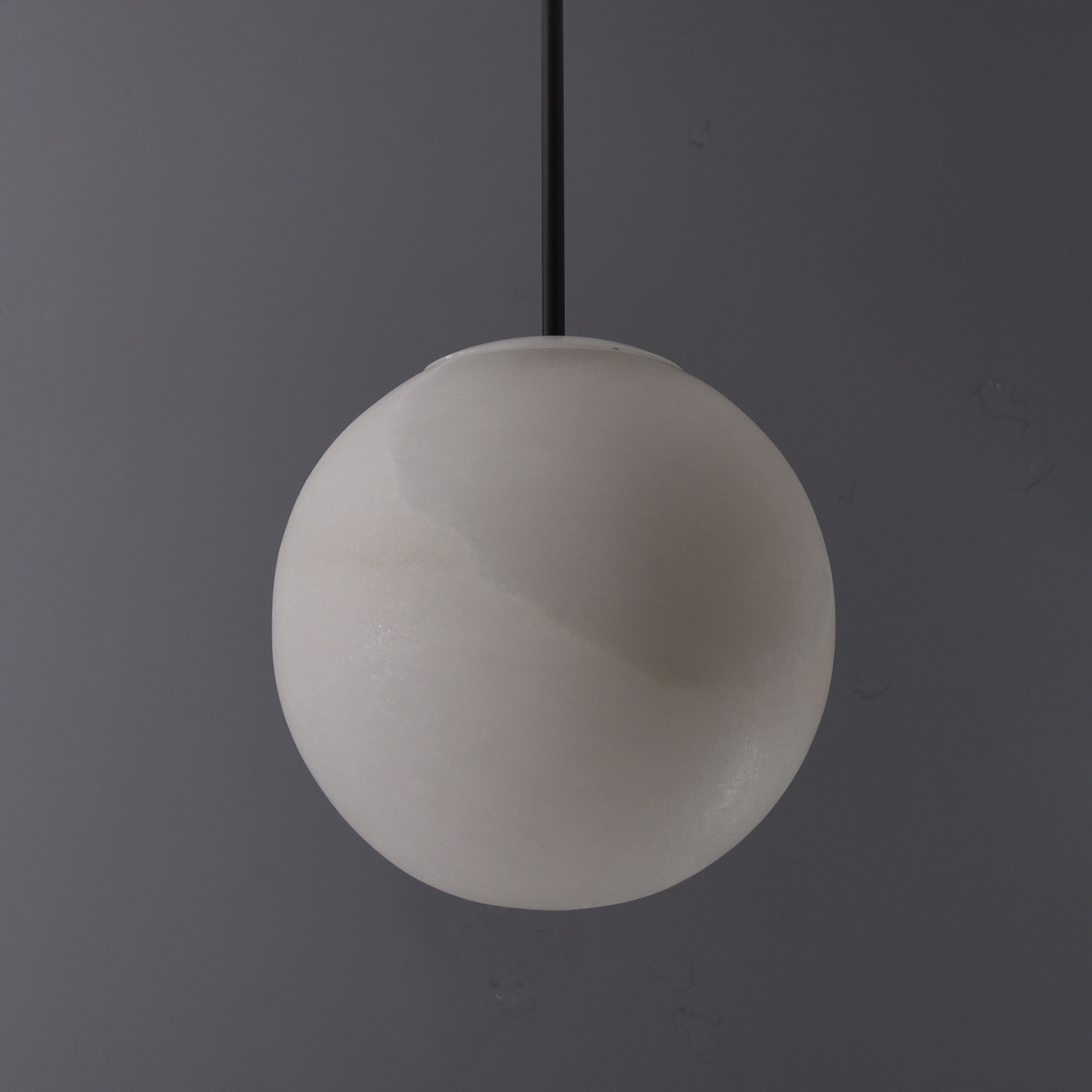 Sanaz Alabaster Pendant 9.5" Bronze by Bling Lighting Studio