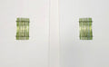 Murano Wall Lamp | 7 Green Prism Glass | Set of 2