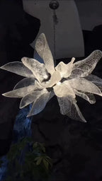 Creative Bionic Resin Leaves Chandelier for Living Room/Dining Room/Staircase by Bling Lighting Studio