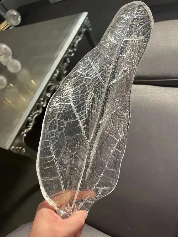 Creative Bionic Resin Leaves Chandelier for Living Room/Dining Room/Staircase by Bling Lighting Studio