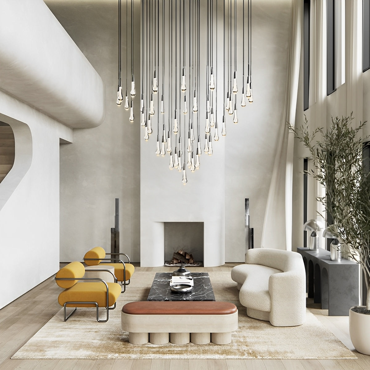 Soltaire Round Chandelier 17'' 24'' 36'' 40'' 58''D product image