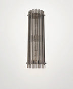 Murano Wall Lamp | 7 Clear Smoked Prism Glass | Set of 2