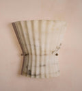 Mallory Alabaster Wall Light 9"H by Bling Lighting Studio