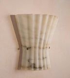 Mallory Alabaster Wall Light 9"H by Bling Lighting Studio