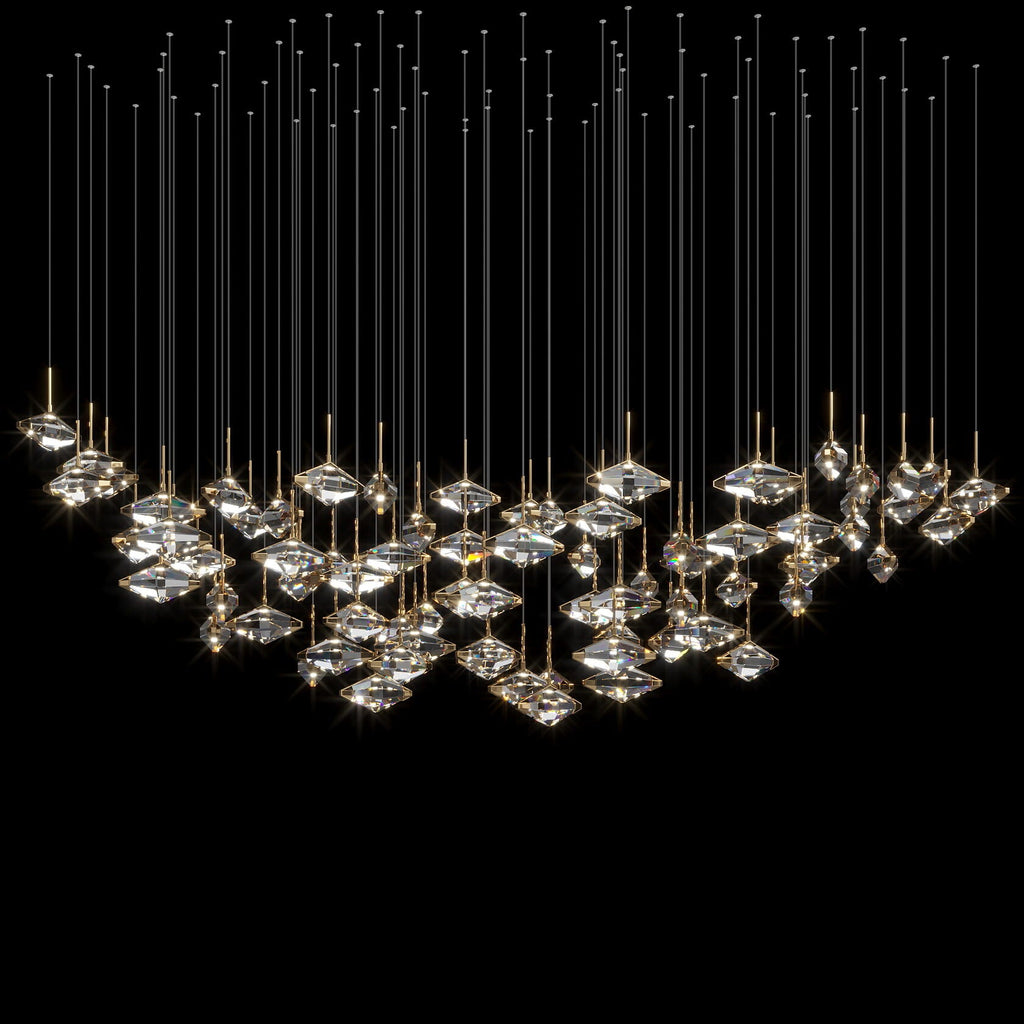Amber Prism Constellation Chandelier