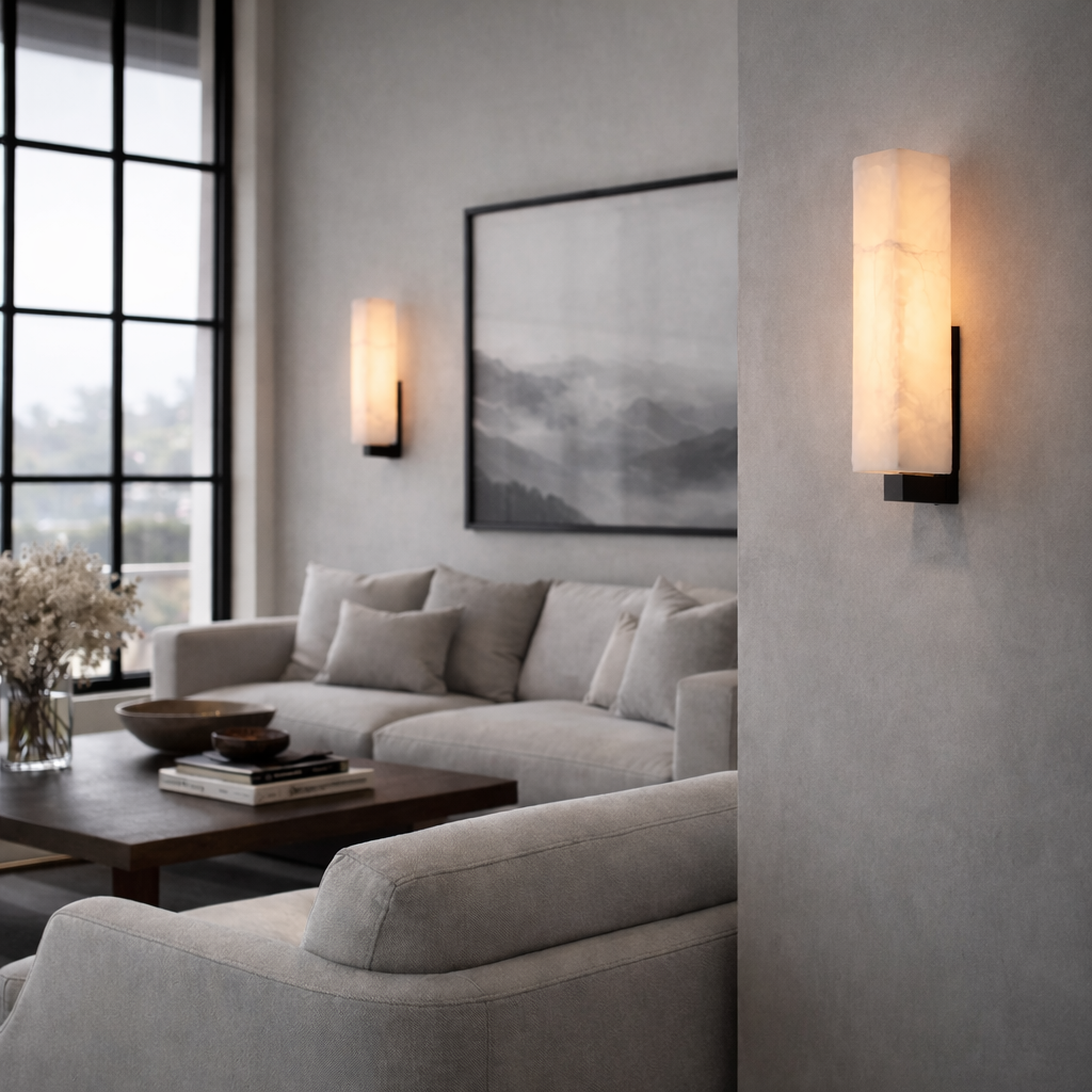 Alton Alabaster Wall Sconce