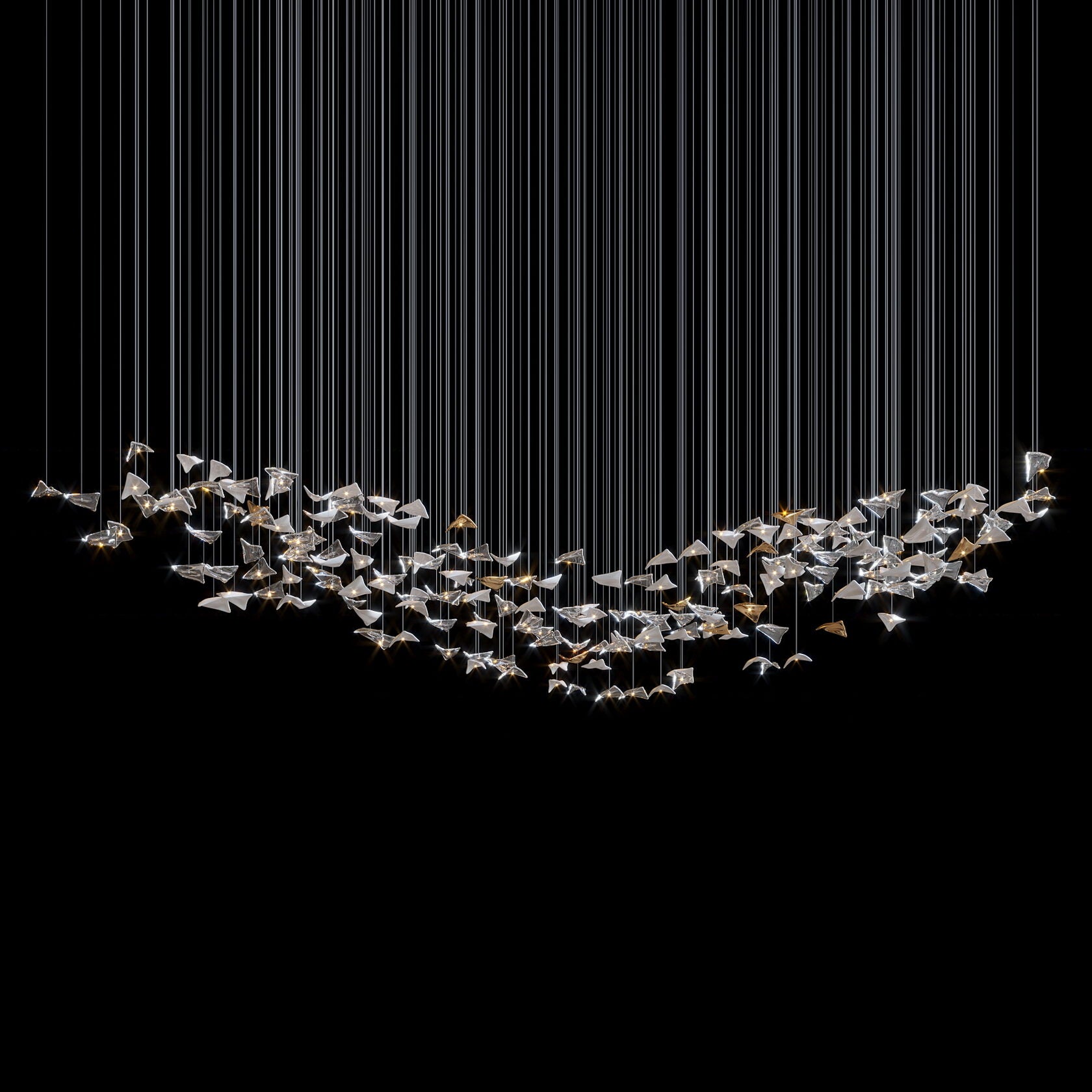 Manta Cloud Cascade Chandelier