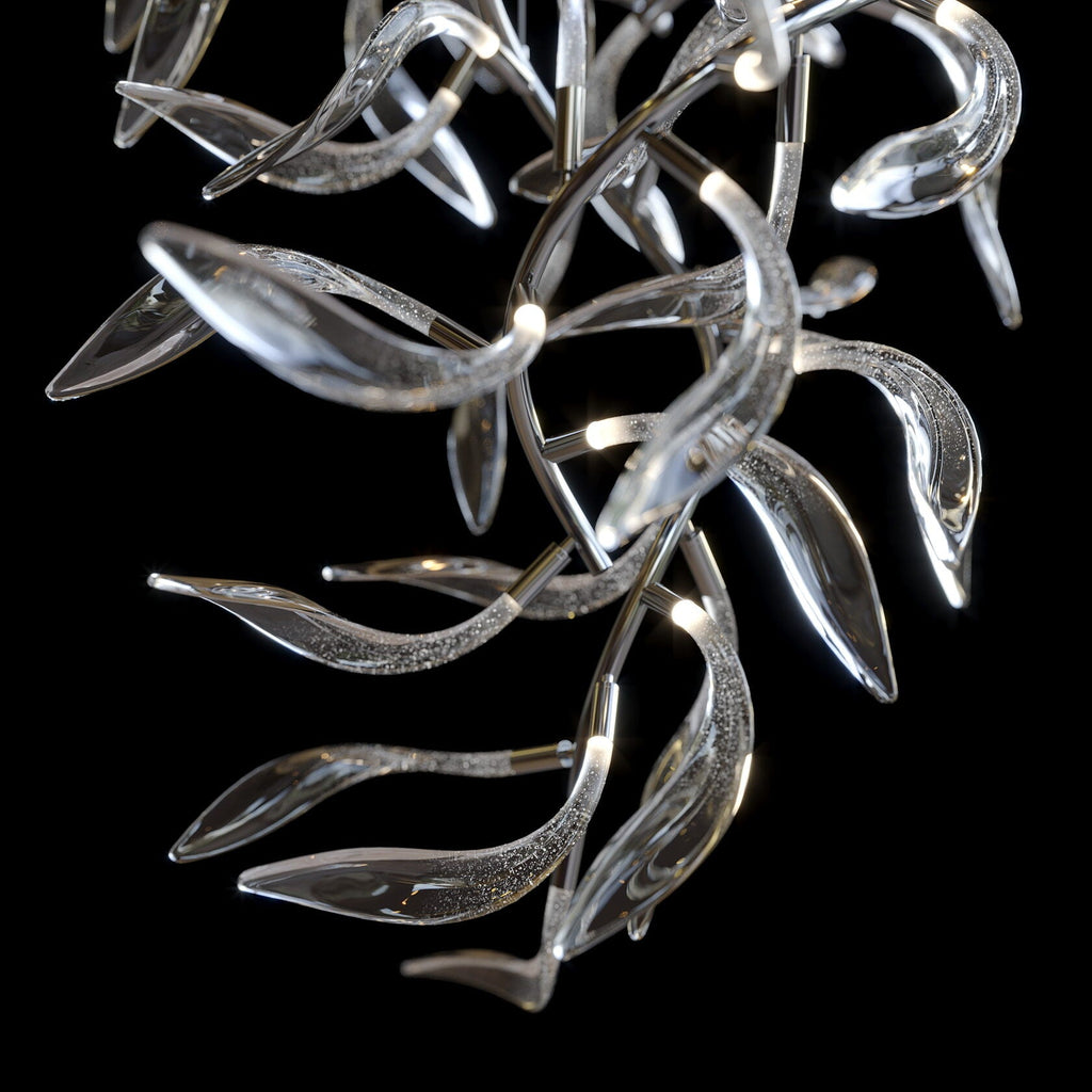Amber Leaf Vine Chandelier