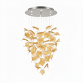 Multicolor Crystal Maple Leaf Chandelier