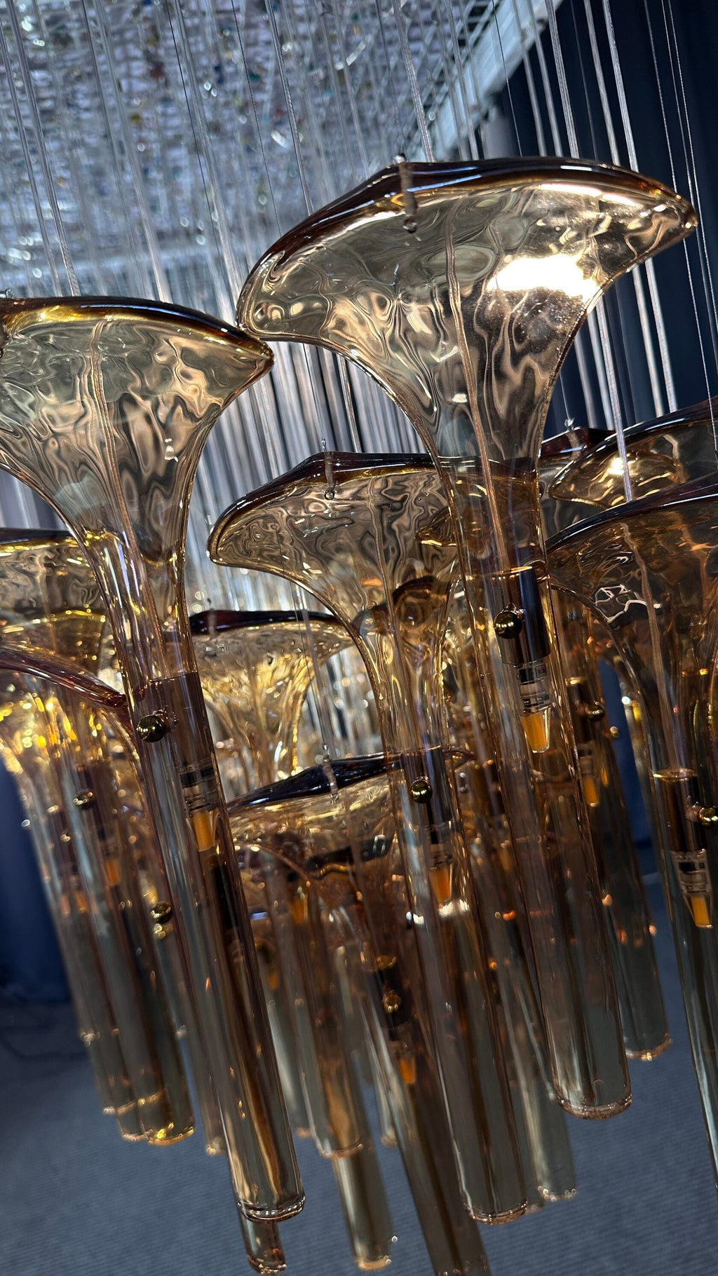 Crystal Calla Reed Chandelier