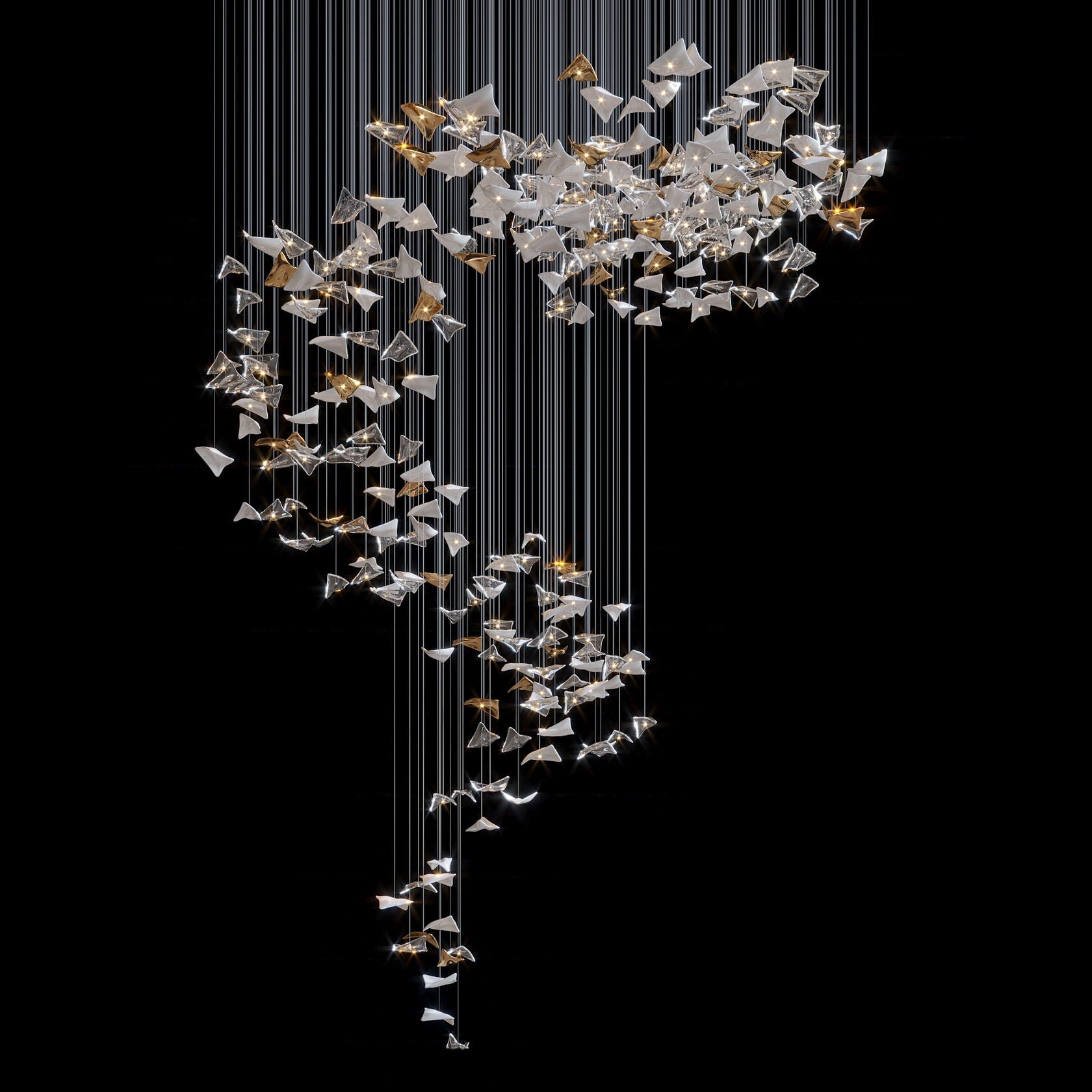 Manta Cloud Cascade Chandelier