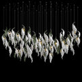 White Calla Veil Chandelier