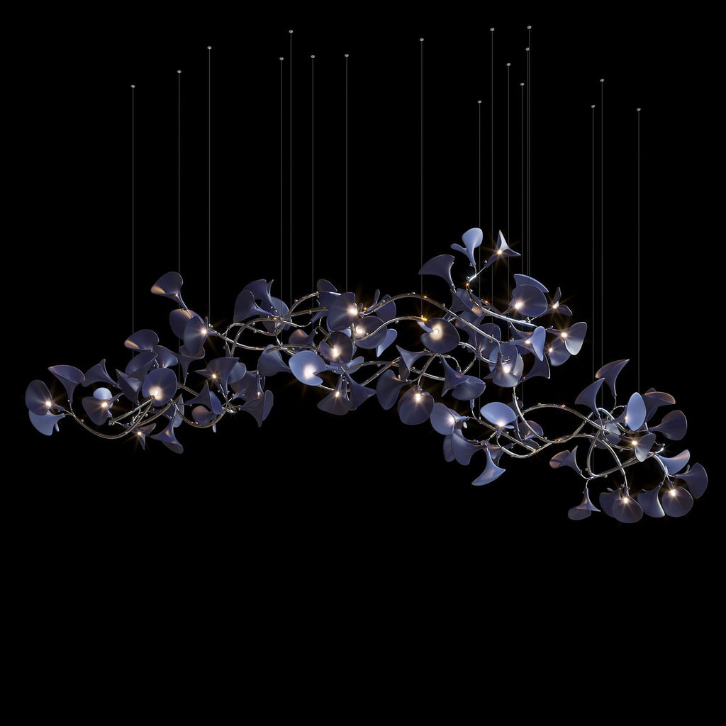Monochrome Calla Vine Chandelier