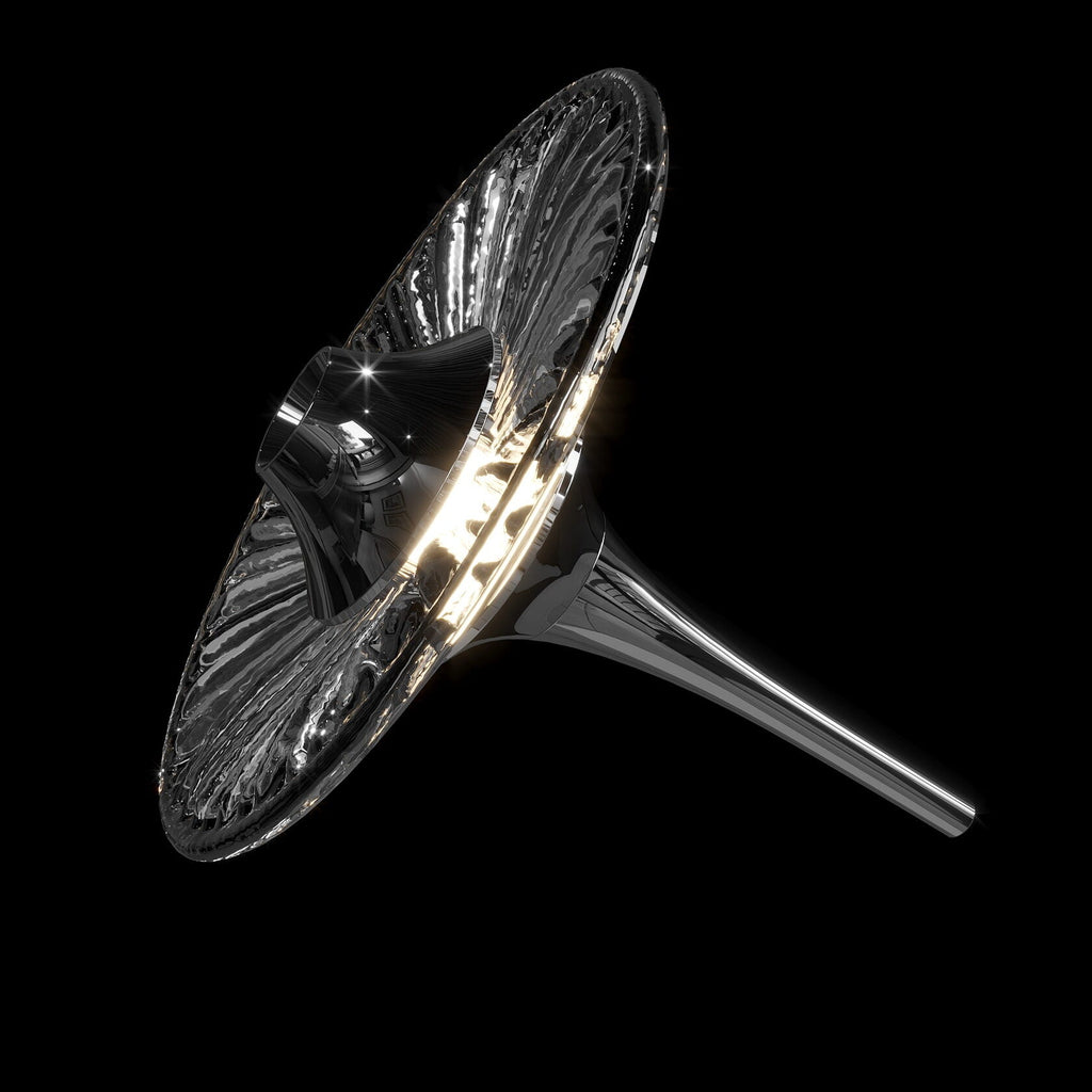 Smoke Saucer Cluster Chandelier