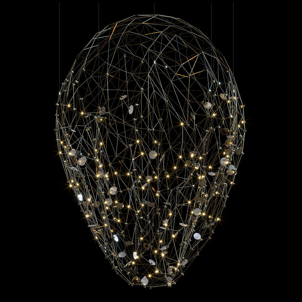 Black Gold Constellation Chandelier