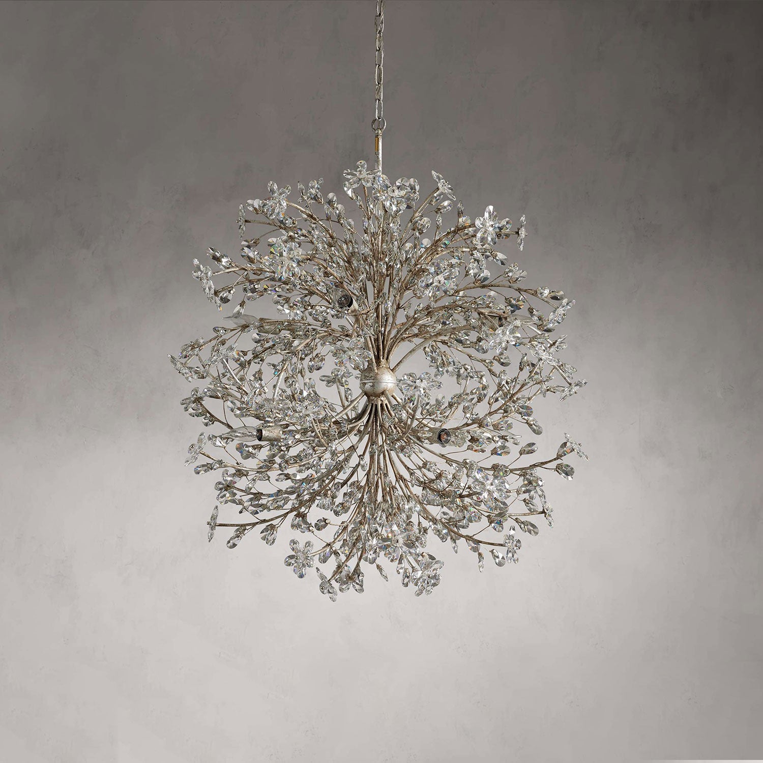 Fiore 8-Light Round Chandelier by Bling Lighting Studio