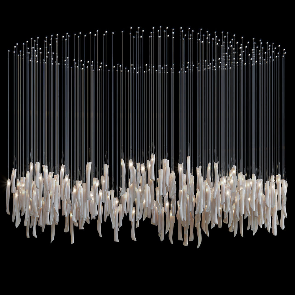 Crystal Spire Bar Chandelier