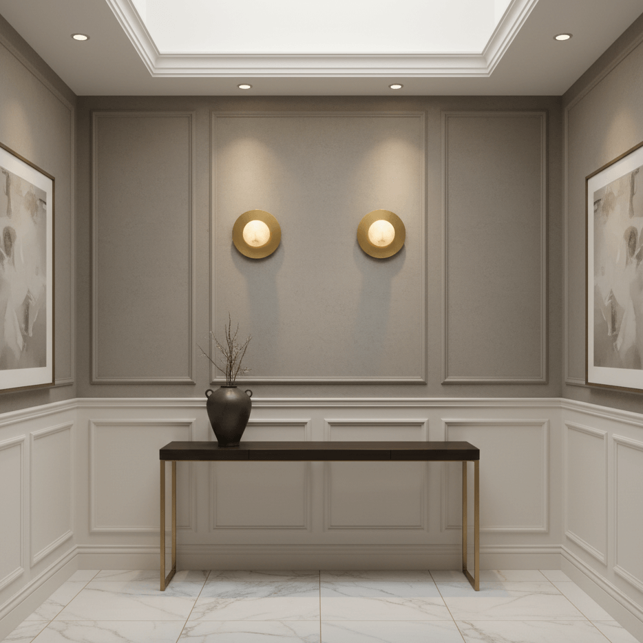 Moonshade Brass Alabaster Sconce additional product view
