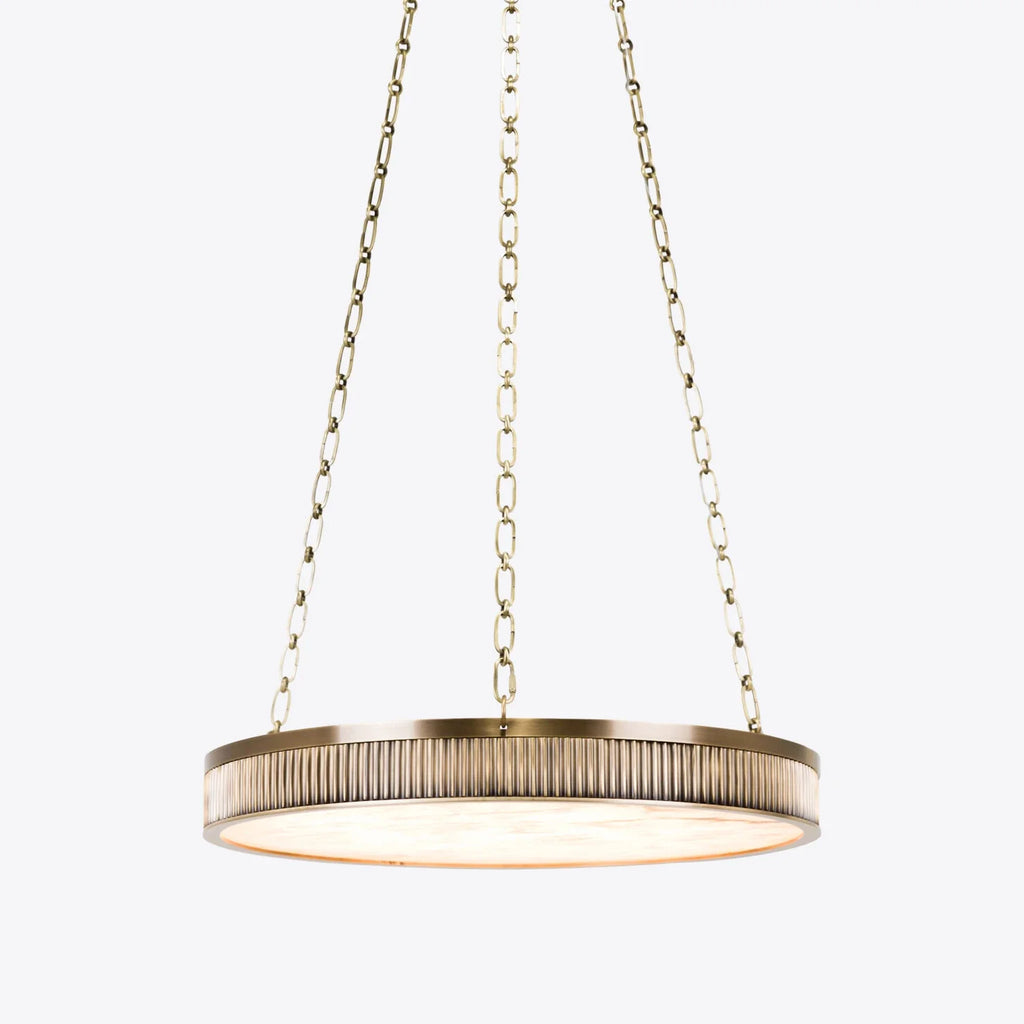 Chaplin Alabaster Plafonnier Chandelier