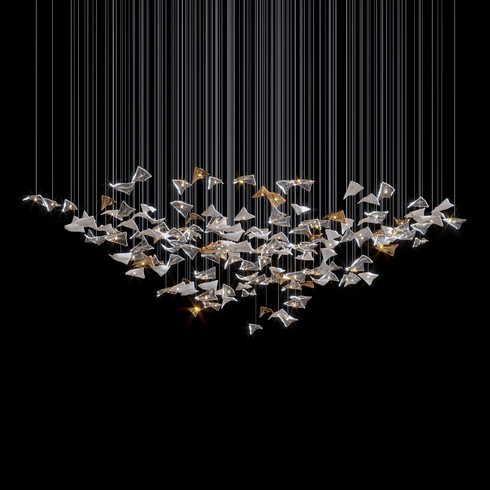 Manta Cloud Cascade Chandelier