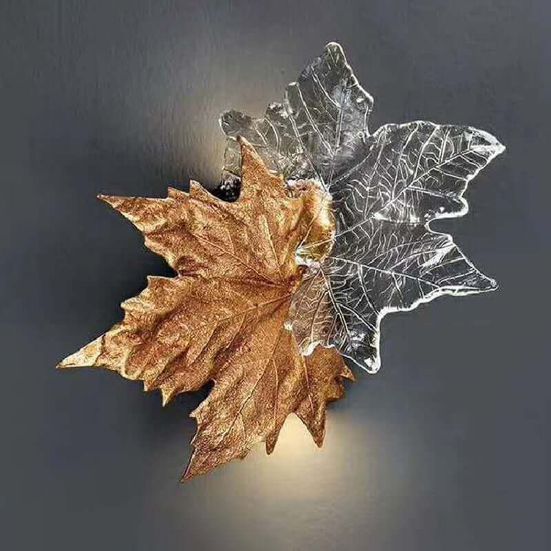 Leaf-shaped Crystal Branch Wall Light lamp by Bling Lighting Studio