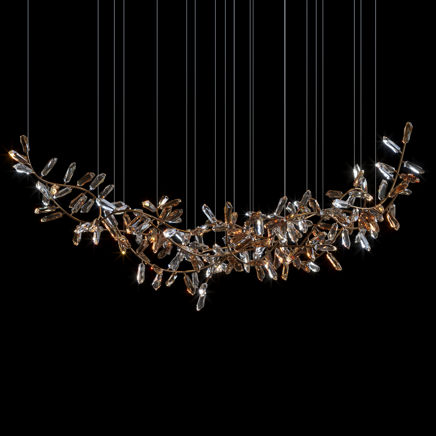 Crystal Twig Garland Chandelier