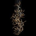 Amber Leaf Vine Chandelier