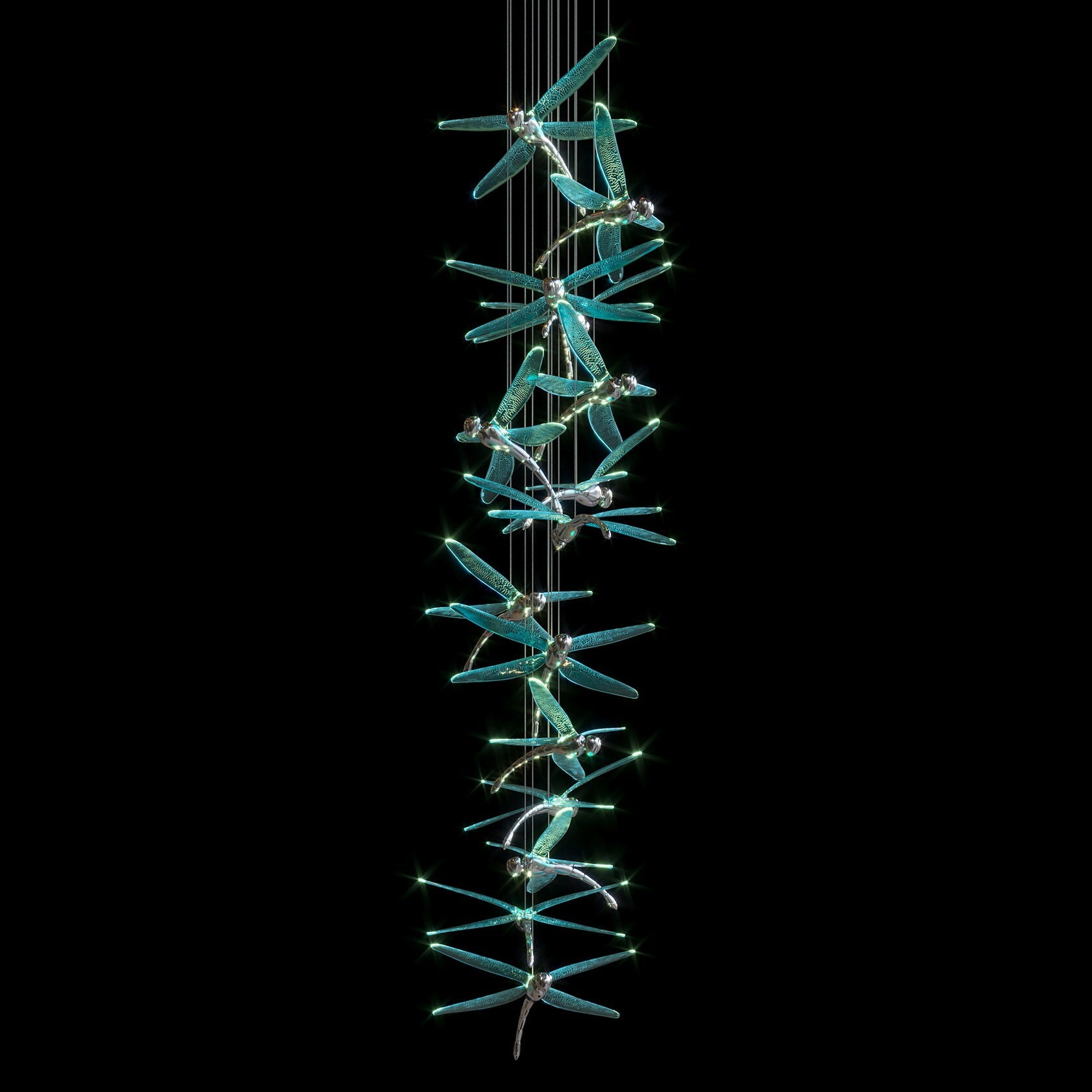 Dragonfly Flight Chandelier
