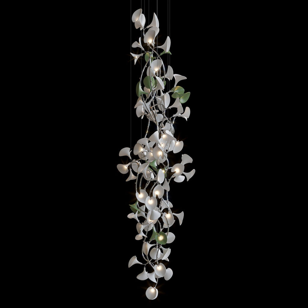 Monochrome Calla Vine Chandelier