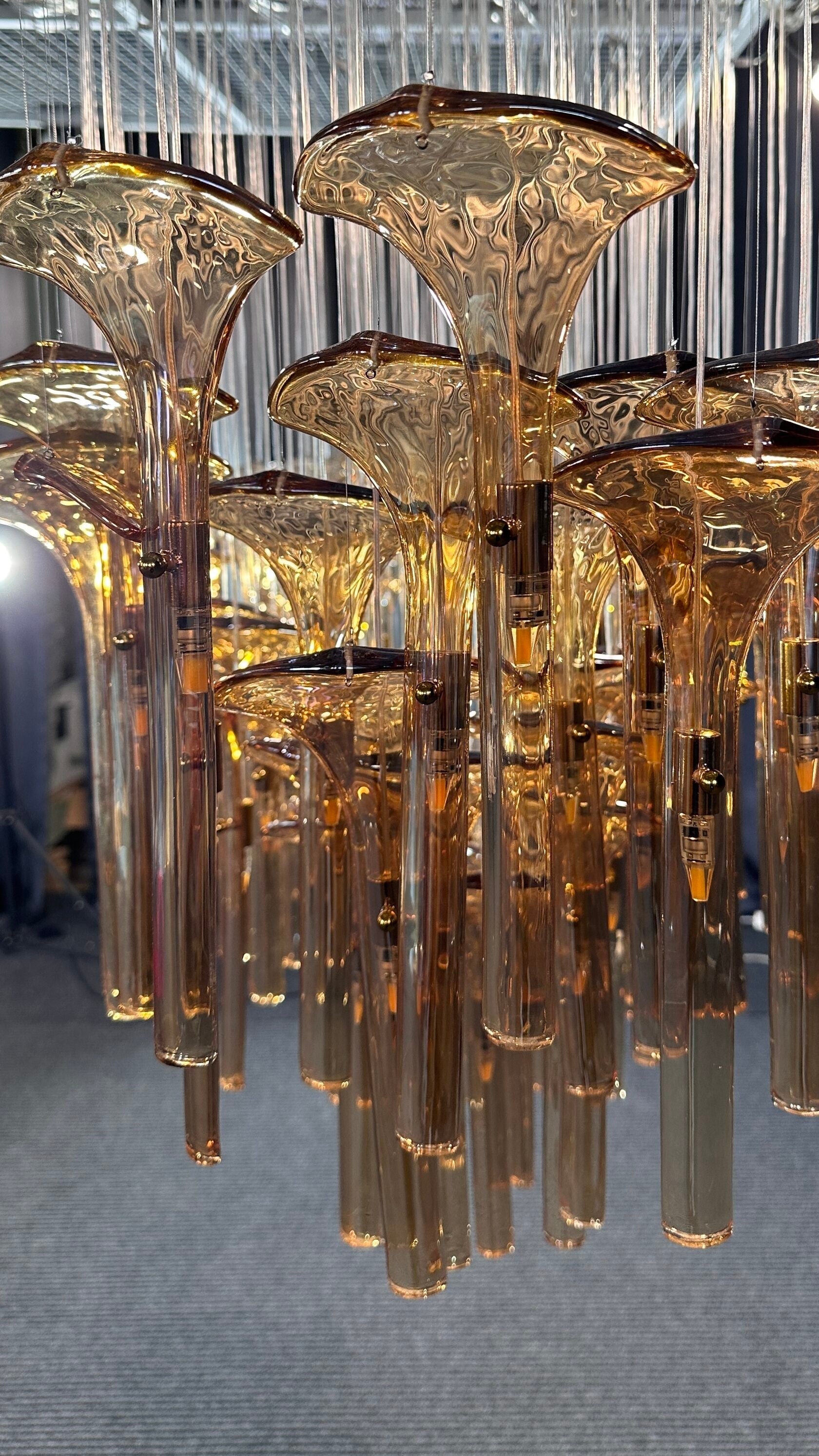 Crystal Calla Reed Chandelier