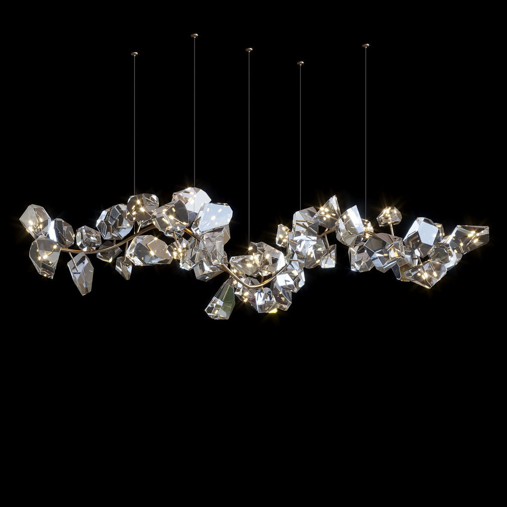Crystal Gem Cluster Chandelier