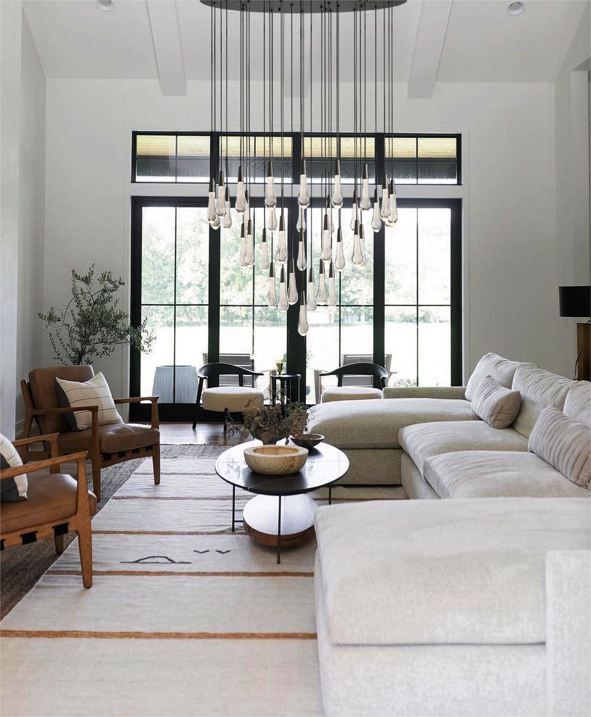 Soltaire Round Chandelier 17'' 24'' 36'' 40'' 58''D product image
